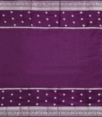 Lavender Woven Banarasi Poona Silk Saree With Checks & Buttas-BP1006