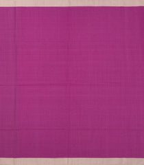 Pink Handwoven Bengal Cotton Saree With Taupe Border-BG1504