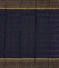 Multi Colour Handloom Korvai Kanchipuram Silk Saree With Checks & Contrast Border-KA13351