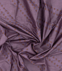 Lilac Woven Tussar Silk Saree With Floral Motifs-TU3151
