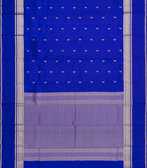 Sky Blue Woven Pure Silk Saree With Zari Buttas-EC2589