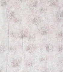 Off White Woven Crepe Silk Saree With Printed Floral Motifs-PS0515