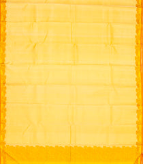 Yellow Handloom Kanchipuram Silk Saree With Meena Floral Border-KA13104