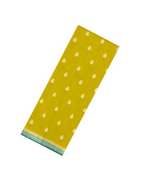 Light Green Woven Banarasi Chiniya Silk Saree With Buttas & Contrast Border-BE1750