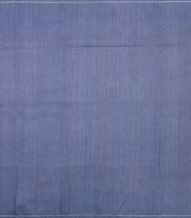 Blue Printed Synthetic Tussar Silk Saree With Multi Colour Stripes-SY0529