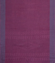Magenta Woven Tussar Silk Saree With Stripes-TU3313