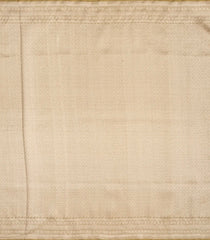 Taupe Handloom Organza Soft Silk Saree With Floral Motifs-SO4141