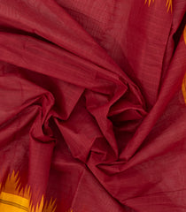 Crimson Handloom Rasipuram Cotton Saree With Contrast Silk Border-RA2438