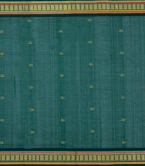 Orange Handloom Silk Cotton Saree With Mango Buttas-SC3936