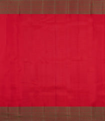 Red Handloom Kanchipuram Silk Saree With Silk Thread Butta & Border-KA16262
