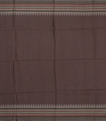 Grey Printed Synthetic Tussar Silk  Saree With Thread Border-SY0026
