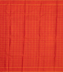 Magenta & Green Handloom Kanchipuram Silk Saree With Checks