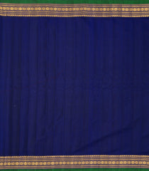 Cyan Handloom Gadwal Silk Cotton Saree With Buttas & Contrast Border -GA0469