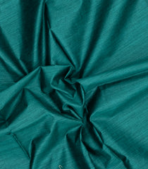 Cyan Woven Tussar Silk Saree With Thread work Border-TU3522