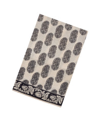 Black Printed Kalamkari Cotton Saree -KAL1244