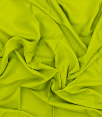 Neon Green Woven Mysore Silk Saree With Contrast Zari Border-MS3328