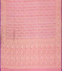 Peach Handloom Organza Soft Silk Saree With Floral Motifs-SO4097
