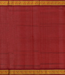 Mango Yellow Handloom Korvai Silk Cotton Saree With Contrast Border-SC4507