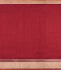 Gold Handloom Korvai Kanchipuram Silk Saree With Stripes -KA15769