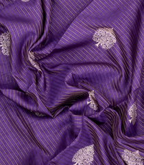 Lilac Printed Synthetic Dola Silk Saree With Zari Stripes & Border-SY0318