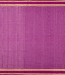 Purple Handloom Silk Cotton Saree With Kolam Buttas-SC3959