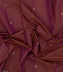 Magenta Handloom Kanchi Cotton Saree With Zari Buttas-KC1689