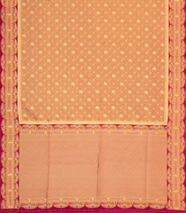 Magenta Woven Dupion Silk Saree With Buttas & Meena Borders-DS0591