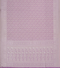 Lavender Woven Art Dupion Saree With Floral Vine Motifs-BL5947