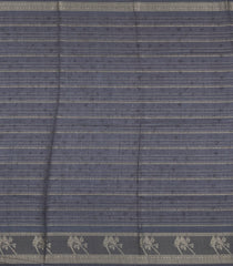 Off White Printed Synthetic Dupion Saree With Zari Stripes & Border-SY0231