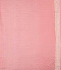 Dusty Pink Handloom Banarasi Tanchoi Silk Saree With Meena Floral Motifs-BE1845