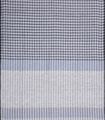 Grey Woven Linen Saree With Checks-LI0719
