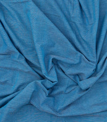 SkY Blue Woven Bengal Cotton Saree With Stripes-BG1719