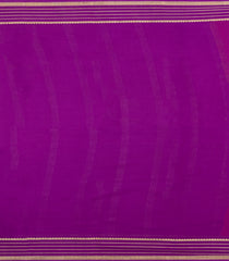 Orange Woven Mysore Silk Saree With Purple Border-MS3780
