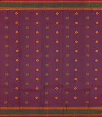 Blue Handloom Kanchipuram Silk Saree With Thread Work Border-KA15150