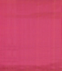 Magenta Handloom Soft Silk Saree With Temple Stripes-SO4655