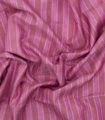 BubbleGum & Dusty Pink Handloom Soft Silk Saree With Stripes -SO4625