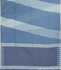 Blue Woven Blended Exclusive Chanderi Saree With Jhalar-BL5833