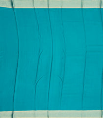 Aquamarine Woven Mysore Crepe Silk Saree With Floral Vine Motifs-MS3128