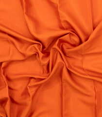 Orange Woven Mysore Silk Saree With Contrast Border-MS3672
