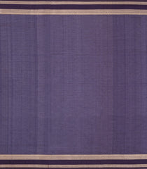 Purple Handloom Silk Cotton Saree With Zari Buttas-SC4550