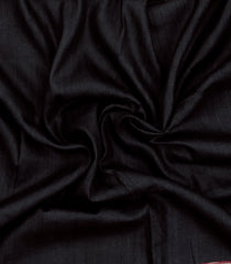 Black Printed Tussar Silk Saree With Printed Border-TU3774