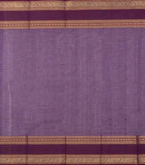 Purple Handloom Kanchi Cotton Saree With Kamalam Buttas-KC1617