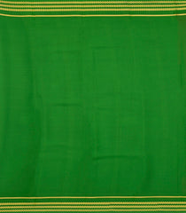 Red Woven Mysore Silk Saree With Contrast Green Border-MS3260