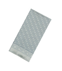 Grey Woven Art Dupion Saree With Floral Zari Motifs-BL5912