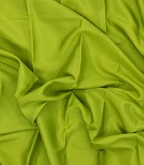 Neon Green Woven Mysore Silk Saree With Floral Border-MS3388