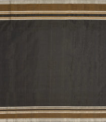 Dark Grey Handloom Soft Silk Saree With Horse Buttas-SO4781