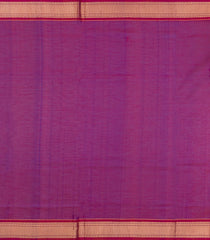 Magenta Handloom Soft Silk Cotton Saree With Checks & Buttas-SC4304