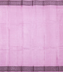 Lavender Woven Tussar Silk Saree With Floral Buttas-TU3401