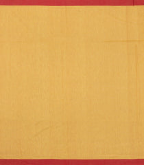 Yellow Handloom Bengal Cotton Saree With Stripes-BG1608