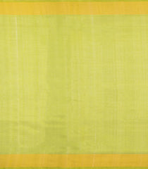 Off White Handloom Silk Cotton Saree With Buttas & Contrast Zari Border-SC4659